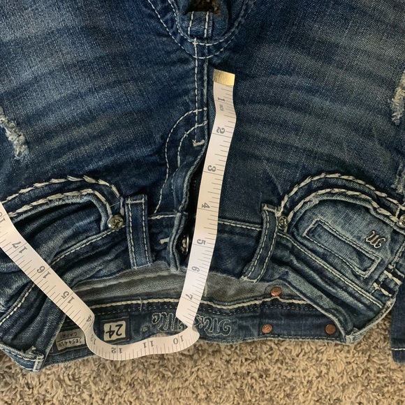 Miss Me Jeans Jess 441P/Capri 24w/ 28L - Picture 3 of 5